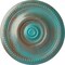 Ekena Millwork Raynor Ceiling Medallion (Fits Canopies up to 6"), 20 5/8"OD x 1 3/8"P, Copper Green Patina CM20BECGS - alternate 1